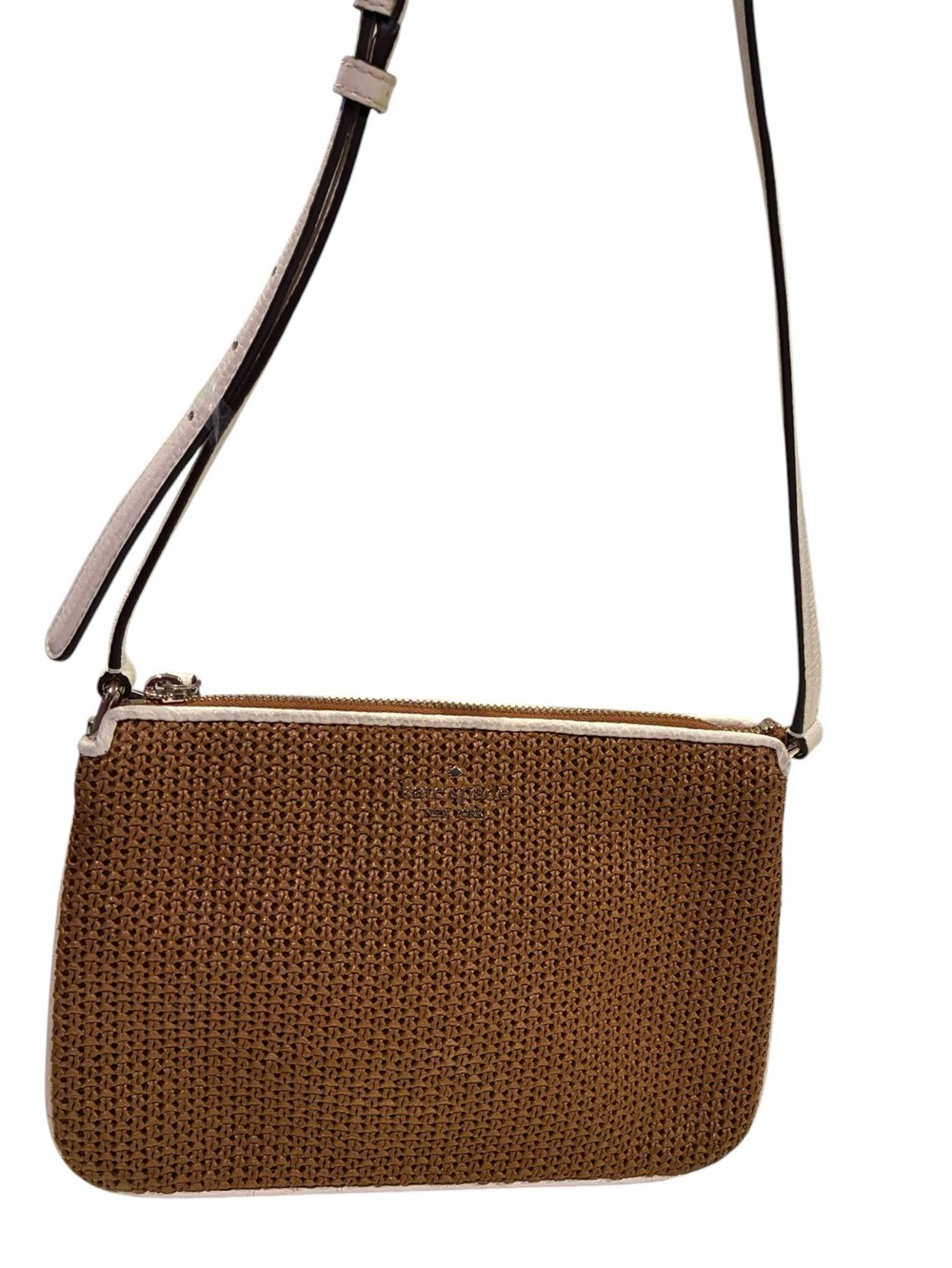 Kate Spade Jackson Straw Triple Gusset Crossbody